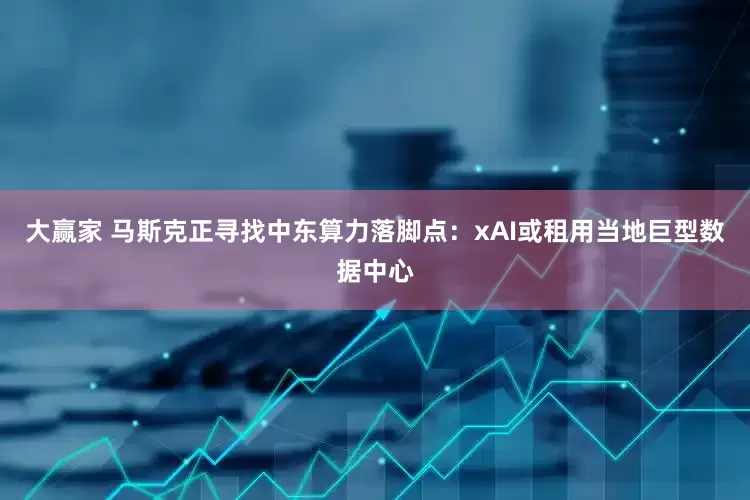 大赢家 马斯克正寻找中东算力落脚点：xAI或租用当地巨型数据中心