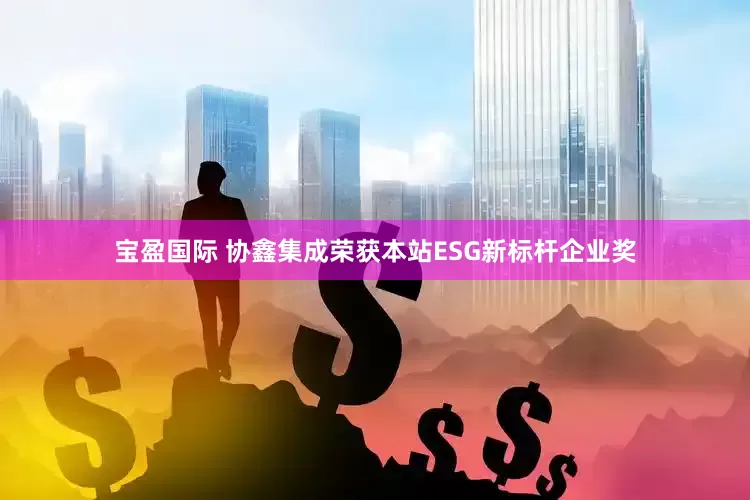 宝盈国际 协鑫集成荣获本站ESG新标杆企业奖